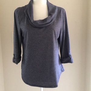 Women's Navy/White Striped 3/4 Sleeve Nautical Tee